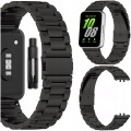 PASEK BRANSOLETA STALOWA DO SAMSUNG GALAXY FIT 3 SM-R390 - CZARNY