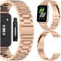 PASEK BRANSOLETA STALOWA DO SAMSUNG GALAXY FIT 3 SM-R390 - RÓŻOWE ZŁOTO