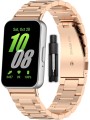 PASEK BRANSOLETA STALOWA DO SAMSUNG GALAXY FIT 3 SM-R390 - RÓŻOWE ZŁOTO