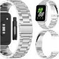 PASEK BRANSOLETA STALOWA DO SAMSUNG GALAXY FIT 3 SM-R390 - SREBRNY