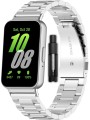 PASEK BRANSOLETA STALOWA DO SAMSUNG GALAXY FIT 3 SM-R390 - SREBRNY