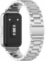 PASEK BRANSOLETA STALOWA DO SAMSUNG GALAXY FIT 3 SM-R390 - SREBRNY