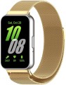 PASEK BRANSOLETA STALOWA DO SAMSUNG GALAXY FIT 3 SM-R390 - ZŁOTY