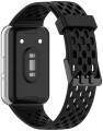 PASEK DO SAMSUNG GALAXY FIT 3 SM-R390 OPASKA PERFOROWANA - CZARNY