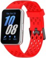 PASEK DO SAMSUNG GALAXY FIT 3 SM-R390 OPASKA PERFOROWANA - CZERWONY