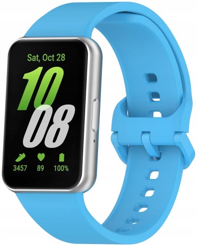 PASEK DO SAMSUNG GALAXY FIT 3 SM-R390 OPASKA SOLIDNE ZACZEPY - NIEBIESKI