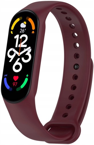 PASEK DO XIAOMI MI BAND 5 / MI BAND 6 / MI BAND 7 OPASKA ZAMIENNA - BORDOWY