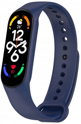 PASEK DO XIAOMI MI BAND 5 / MI BAND 6 / MI BAND 7 OPASKA ZAMIENNA - GRANATOWY