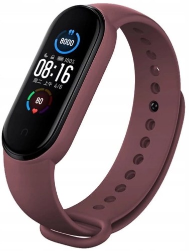 PASEK DO XIAOMI MI BAND 5 / XIAOMI MI BAND 6 OPASKA DO SMARTBAND - BORDOWY