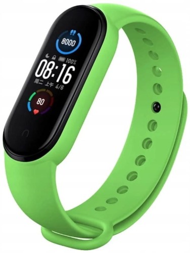 PASEK DO XIAOMI MI BAND 5 / XIAOMI MI BAND 6 OPASKA DO SMARTBAND - ZIELONY