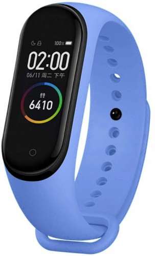 PASEK DO XIAOMI MI BAND 3 / XIAOMI MI BAND 4 MOCNA OPASKA DO SMARTBANDA - NIEBIESKI