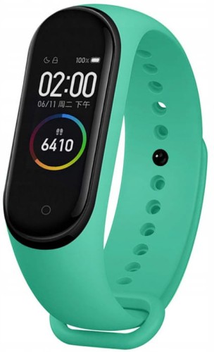 PASEK DO XIAOMI MI BAND 3 / XIAOMI MI BAND 4 MOCNA OPASKA DO SMARTBANDA - TURKUSOWY