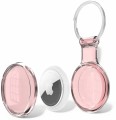 ETUI WODOODPORNE DO APPLE AIRTAG MOCNE SILIKONOWE BRELOCZEK - RÓŻOWE