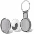 ETUI WODOODPORNE DO APPLE AIRTAG MOCNE SILIKONOWE BRELOCZEK - CZARNE