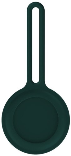 ETUI SILIKONOWE Z PĘTLĄ DO APPLE AIRTAG CASE BRELOCZEK - ZIELONE