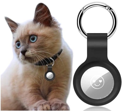 ETUI SILIKONOWE DO APPLE AIRTAG CASE NA LOKALIZATOR BRELOCZEK - CZARNE