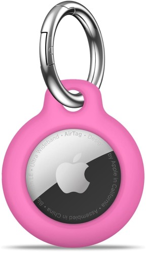 ETUI DO APPLE AIRTAG WZMACNIANE MOCNE CASE NA LOKALIZATOR BRELOCZEK - RÓŻOWE