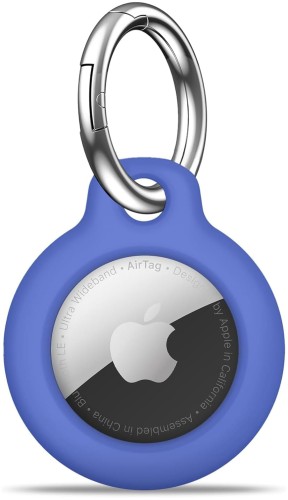 ETUI DO APPLE AIRTAG WZMACNIANE MOCNE CASE NA LOKALIZATOR BRELOCZEK - NIEBIESKIE