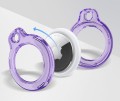 ETUI DO APPLE AIRTAG WZMACNIANE MOCNE CASE NA LOKALIZATOR BRELOCZEK - FIOLETOWE