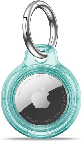 ETUI DO APPLE AIRTAG WZMACNIANE MOCNE CASE NA LOKALIZATOR BRELOCZEK - TURKUSOWE