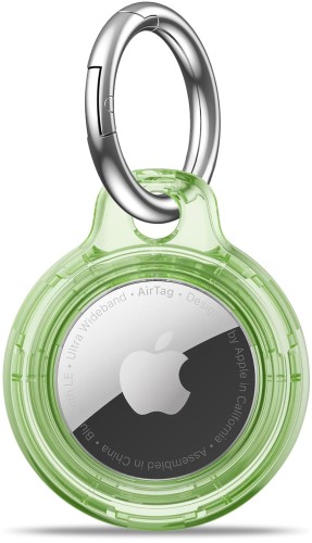 ETUI DO APPLE AIRTAG WZMACNIANE MOCNE CASE NA LOKALIZATOR BRELOCZEK - ZIELONE