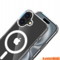 Etui RabbitMob do iPhone 16 Plus do MagSafe Clear Case Wzmacniane Magnetyczne