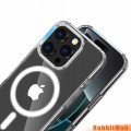 Etui RabbitMob do iPhone 16 Pro Max do MagSafe Clear Case Wzmacniane Magnetyczne