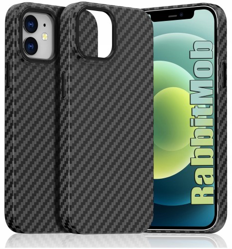 Etui RabbitMob do iPhone 12 / 12 Pro Premium Carbon Case do MagSafe