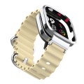 PASEK BRANSOLETA DO XIAOMI REDMI WATCH 3 - BEŻOWY