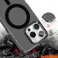Etui RabbitMob do iPhone 16 Pro Max Matowe Premium do MagSafe Wzmacniane | Czarne