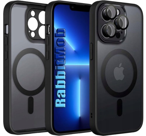 ETUI DO IPHONE 13 PRO MAX WZMACNIANE 360° MATOWE DO MAGSAFE OCHRONA APARATU