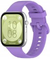 PASEK DO HUAWEI WATCH FIT 3 / 4 / 4 PRO OPASKA SOLIDNE ZACZEPY - FIOLETOWY
