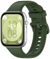 PASEK DO HUAWEI WATCH FIT 3 / 4 / 4 PRO / 5 / 5 PRO OPASKA SOLIDNE ZACZEPY - ZIELONY