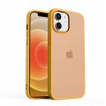 ETUI MATOWE Z RAMKĄ NA APARAT DO IPHONE 12/12 PRO