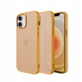 ETUI MATOWE Z RAMKĄ NA APARAT DO IPHONE 12/12 PRO