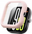 ETUI OCHRONNE CASE + SZKŁO HARTOWANE 2W1 DO XIAOMI REDMI WATCH 5 | RÓŻOWE
