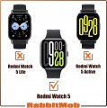 ETUI OCHRONNE CASE + SZKŁO HARTOWANE 2W1 DO XIAOMI REDMI WATCH 5 | RÓŻOWE