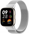 PASEK BRANSOLETA DO XIAOMI REDMI WATCH 3 OPASKA DO ZEGARKA | SREBRNY