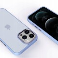 ETUI MATOWE Z RAMKĄ NA APARAT DO IPHONE 12 PRO MAX