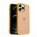 ETUI MATOWE Z RAMKĄ NA APARAT DO IPHONE 12 PRO MAX
