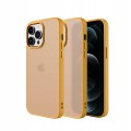 ETUI MATOWE Z RAMKĄ NA APARAT DO IPHONE 12 PRO MAX