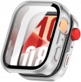 ETUI OCHRONNE CASE + SZKŁO HARTOWANE 2W1 DO HUAWEI WATCH FIT 4 | SREBRNE