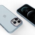 ETUI MATOWE Z RAMKĄ NA APARAT DO IPHONE 12 PRO MAX