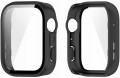 ETUI OCHRONNE CASE + SZKŁO HARTOWANE 2W1 DO HUAWEI WATCH FIT 4 | CZARNY MAT