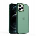ETUI MATOWE Z RAMKĄ NA APARAT DO IPHONE 12 PRO MAX