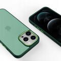 ETUI MATOWE Z RAMKĄ NA APARAT DO IPHONE 12 PRO MAX