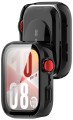 ETUI OCHRONNE CASE + SZKŁO HARTOWANE 2W1 DO HUAWEI WATCH FIT 4 | CZARNE