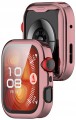 ETUI 2W1 Z OSŁONĄ NA EKRAN 360° CASE DO HUAWEI WATCH FIT 4 | RÓŻOWE