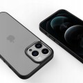 ETUI MATOWE Z RAMKĄ NA APARAT DO IPHONE 12 PRO MAX