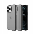 ETUI MATOWE Z RAMKĄ NA APARAT DO IPHONE 12 PRO MAX
